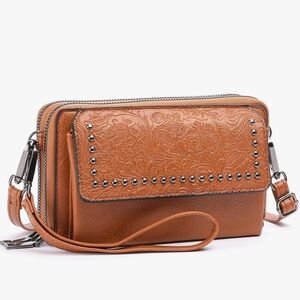 NEW Brown Studded Women's Bag